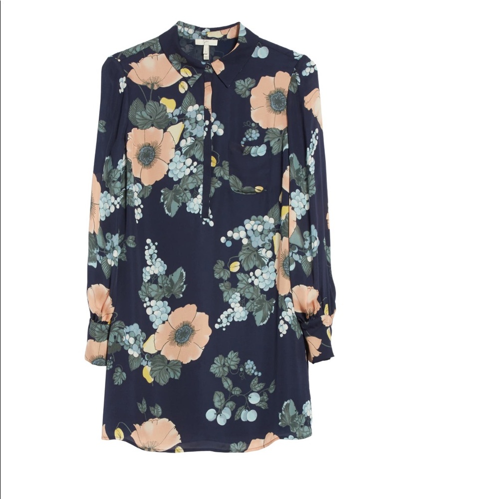 NWT Joie Amaranda Print Silk Shirtdress Size M - Picture 8 of 14